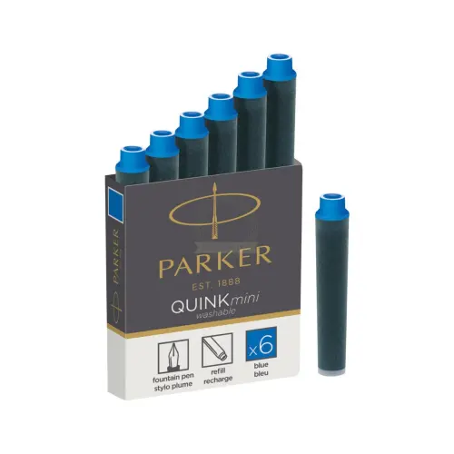 Патрончета Parker Z11 за писалка къси,опаковка 6