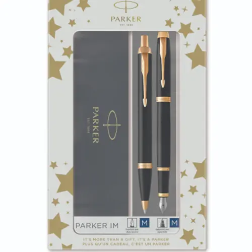 Комплект Parker IM Black GT, Химикалка и писалка