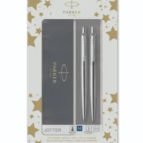 Комплект Parker Royal Jotter Stainless Steel CT, Химикалка и Автоматичен молив